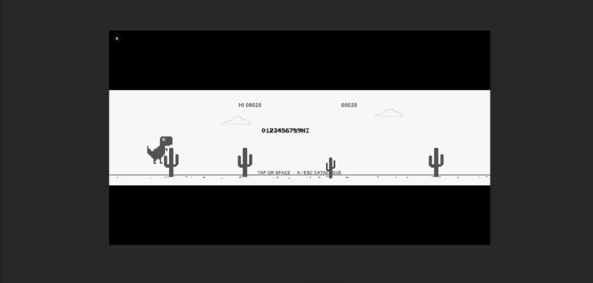 Chrome Dino oyun görseli